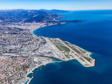 Vues aériennes 2021 aéroport de Nice